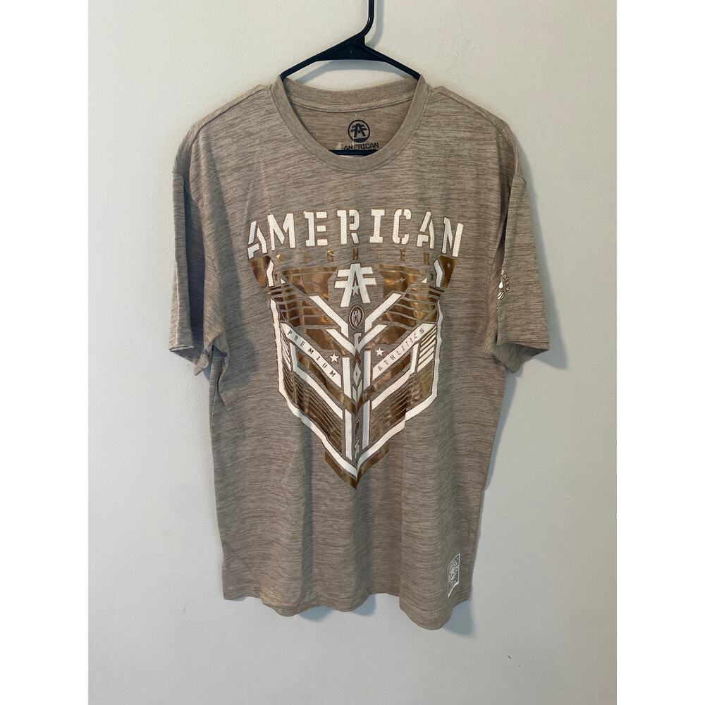 New American Fighter Boxing Graphic T-Shirt Size XL